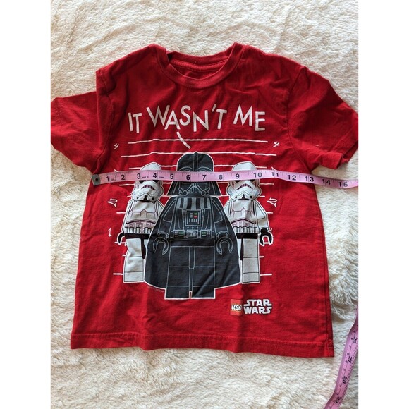 Star Wars Bundle 2 Short Sleeve Red T-Shirts Darth Vader Storm Troopers Size xs - Picture 9 of 10
